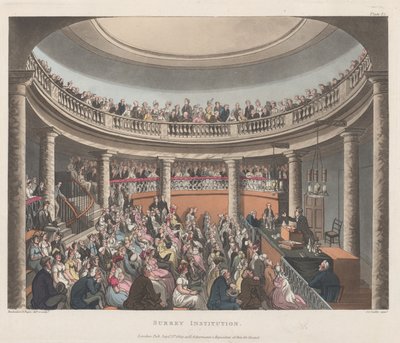 Surrey Institution, 1. September 1809 von Joseph Constantine Stadler
