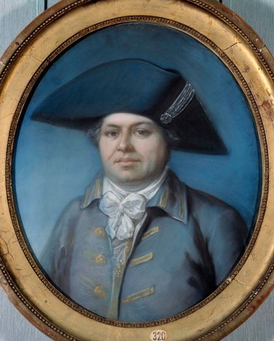 Porträt von Georges Cadoudal (1771-1804), einer der berühmtesten Chouans. Gemälde von Joseph Ducreux (1735-1802). 18. Jahrhundert. Orléans, Museum der Schönen Künste von Joseph Ducreux