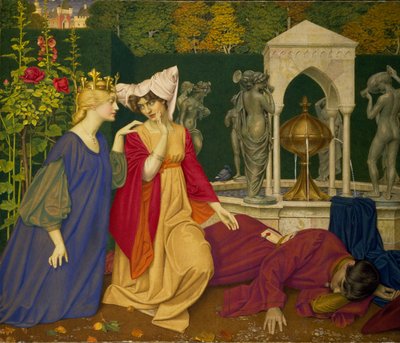 Den Brief wechselnd, 1908-9 von Joseph Edward Southall