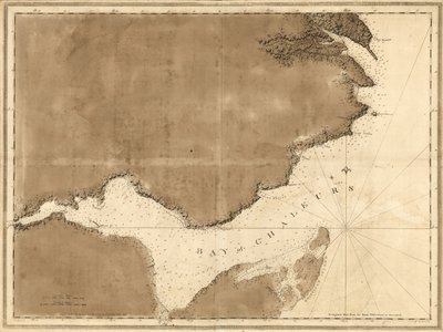 Der Atlantische Neptun, veröffentlicht für die Nutzung der Royal Navy von Großbritannien von Joseph F. W. Des Barres