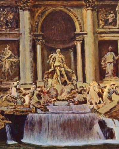 Rom: Der Trevi-Brunnen von Joseph Felix Bouchor