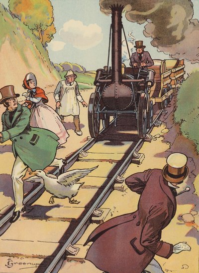 Eine frühe Lokomotive von Joseph Greenup
