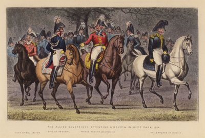 Die alliierten Souveräne bei einer Parade im Hyde Park von Joseph Grego
