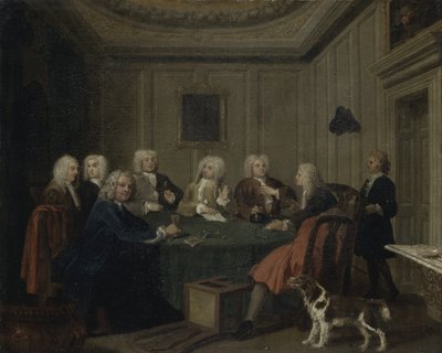 Ein Club von Gentlemen, ca. 1730 von Joseph Highmore