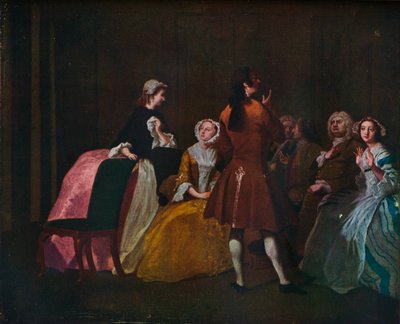 Die Familie Harlowe, aus Samuel Richardsons Clarissa, um 1745 von Joseph Highmore