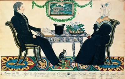 James und Sarah Tuttle, 1836 von Joseph Hilliard Davis