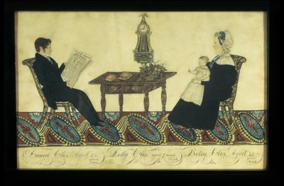 Herr und Frau Daniel Otis und Kind von Joseph Hilliard Davis