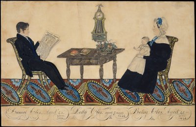 Herr und Frau Daniel Otis und Kind von Joseph Hilliard Davis