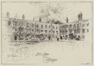 Jesus College, Cambridge von Joseph Holland Tringham