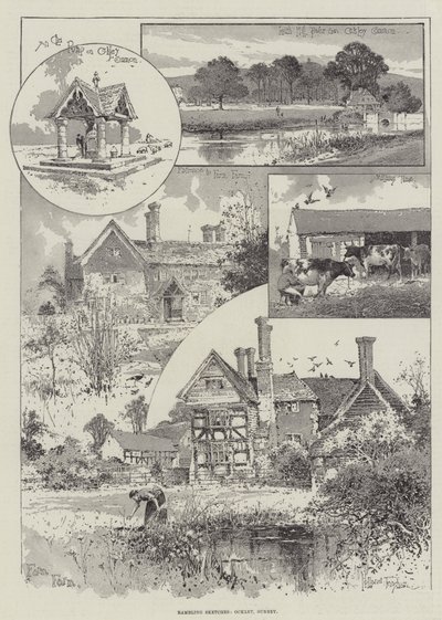Streifskizzen, Ockley, Surrey von Joseph Holland Tringham