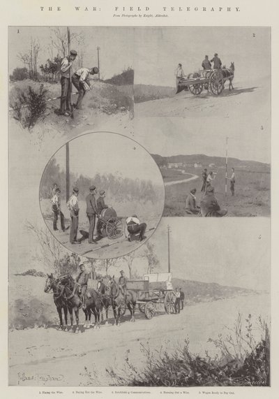 Der Krieg, Feldtelegraphie von Joseph Holland Tringham