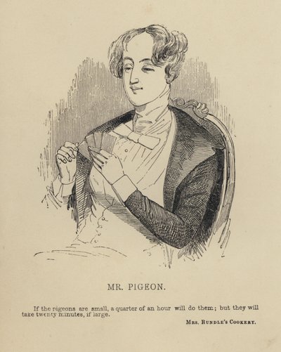 Kenny Meadows: Herr Pigeon von Joseph Kenny (after) Meadows