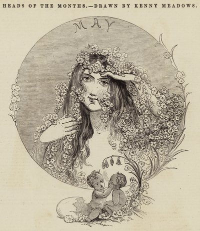 Köpfe der Monate von Joseph Kenny Meadows