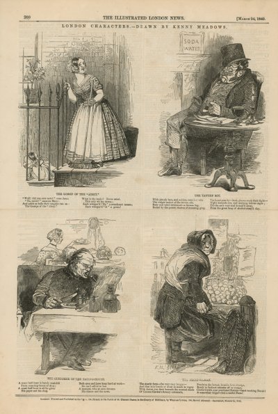 Londoner Charaktere von Joseph Kenny Meadows