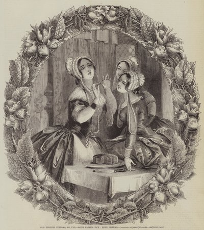 Alte englische Bräuche, Saint Faiths Day, Liebeszauber von Joseph Kenny Meadows