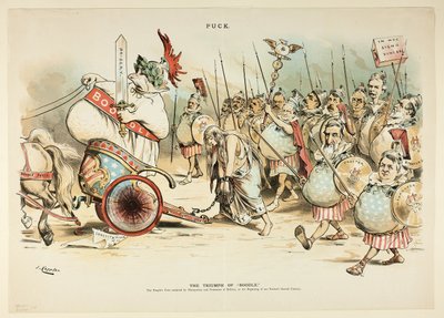 Der Triumph von Boodle, aus Boodle von Joseph Keppler