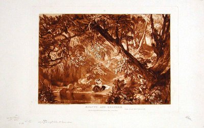 Aesacus und Hesperie von Joseph Mallord William Turner