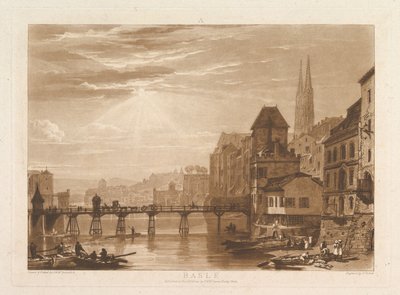 Basel Liber Studiorum, Teil I, Platte 5, 11. Juni 1807 von Joseph Mallord William Turner