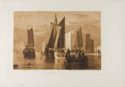 Ruhe, Platte 44 aus Liber Studiorum von Joseph Mallord William Turner
