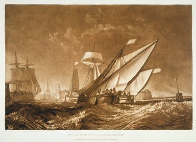 F.55.I Eingang zum Hafen von Calais, aus dem 