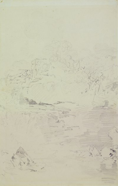Wasserfälle des Clyde, ca. 1801 von Joseph Mallord William Turner