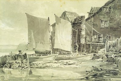 Fischerhütte, Dover von Joseph Mallord William Turner
