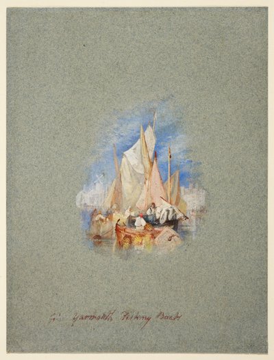 Fischerboote in Great Yarmouth von Joseph Mallord William Turner