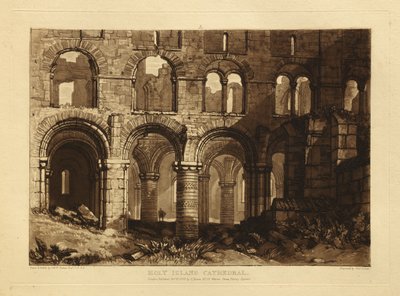 Kathedrale von Holy Island von Joseph Mallord William Turner