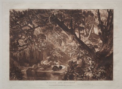Liber Studiorum: Aesacus und Hesperie von Joseph Mallord William Turner