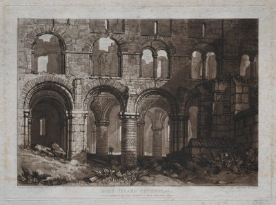 Liber Studiorum: Holy Island Cathedral von Joseph Mallord William Turner