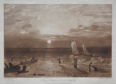 Liber Studiorum: Mildmay Seestück von Joseph Mallord William Turner