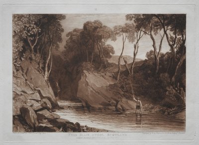 Liber Studiorum: In der Nähe von Blain Athol, Schottland von Joseph Mallord William Turner