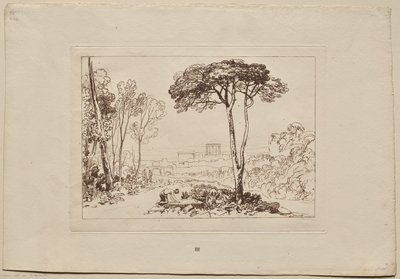 Liber Studiorum: Szene in der Campagna von Joseph Mallord William Turner