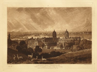 London von Greenwich aus von Joseph Mallord William Turner