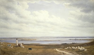 Hafen von Portsmouth vom Portsdown Hill von Joseph Mallord William Turner