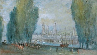 Rouen Saint-Severistä nähtynä von Joseph Mallord William Turner