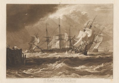 Schiffe in einer Brise von Joseph Mallord William Turner