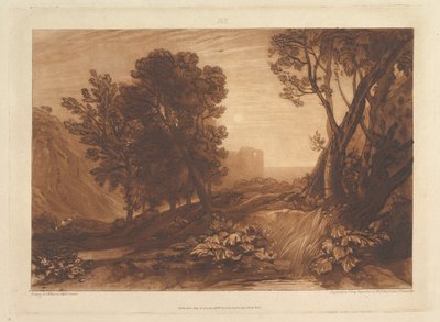 Einsamkeit oder Die lesende Magdalena, Liber Studiorum, Teil XI, Platte 53, 12. Mai 1814 von Joseph Mallord William Turner
