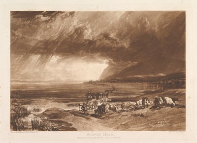 Solway Moss Liber Studiorum, Teil XI, Tafel 52, 1. Januar 1816 von Joseph Mallord William Turner