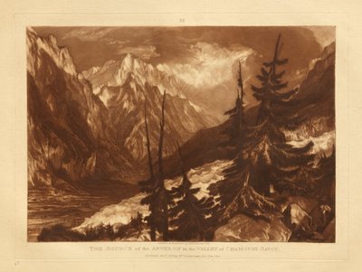Quelle des Arveron von Joseph Mallord William Turner