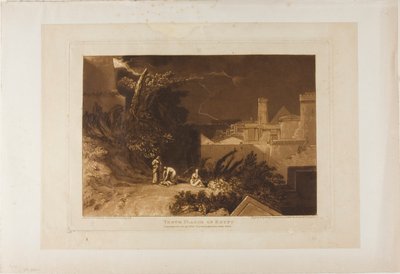 Die zehnte Plage Ägyptens, Platte 61 aus Liber Studiorum von Joseph Mallord William Turner