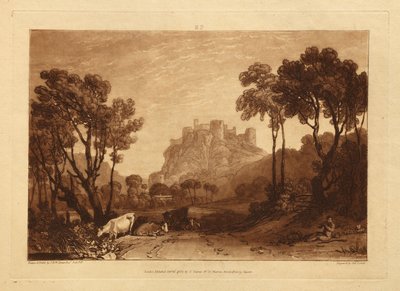 Das Schloss über den Wiesen von Joseph Mallord William Turner