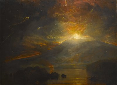 Der Ausbruch der Soufriere-Berge auf der Insel St. Vincent, 30. April 1812 von Joseph Mallord William Turner
