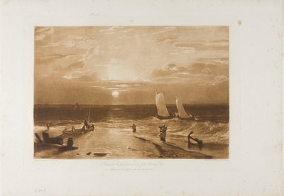 Das Midmay-See-Stück, Platte 40 aus Liber Studiorum von Joseph Mallord William Turner
