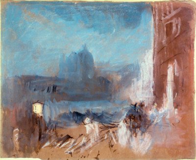 Die Santa Maria della Salute, Venedig, bei Nacht von Joseph Mallord William Turner
