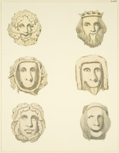 Gewölbesteine an der Decke der Redcliffe Kirche von Joseph Manning