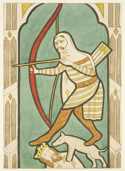 Buntglasfenster in den nördlichen und südlichen Fenstern des Chors der Kathedrale von Bristol von Joseph Manning