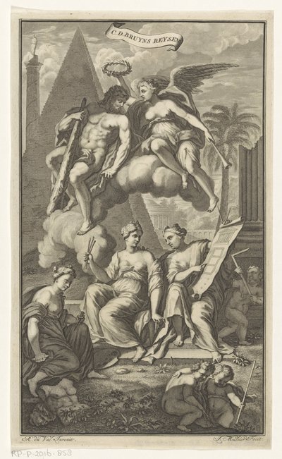 Herkules gekrönt von Victoria von Joseph Mulder