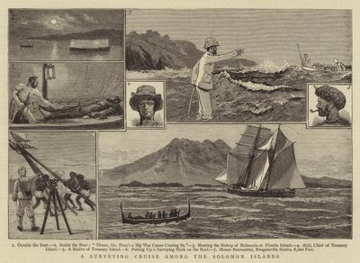 Eine Vermessungskreuzfahrt unter den Salomoneninseln von Joseph Nash