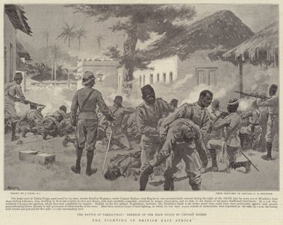 Die Kämpfe in Britisch-Ostafrika von Joseph Nash